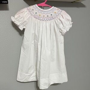 Lulu Bebe Petite Petals Smocked Dress
